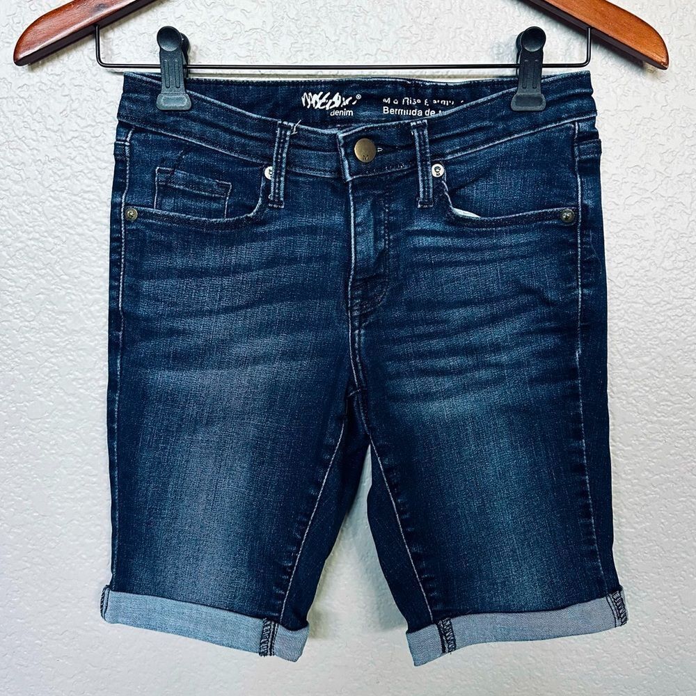 Mossimo Denim Jean Bermuda Shorts 0